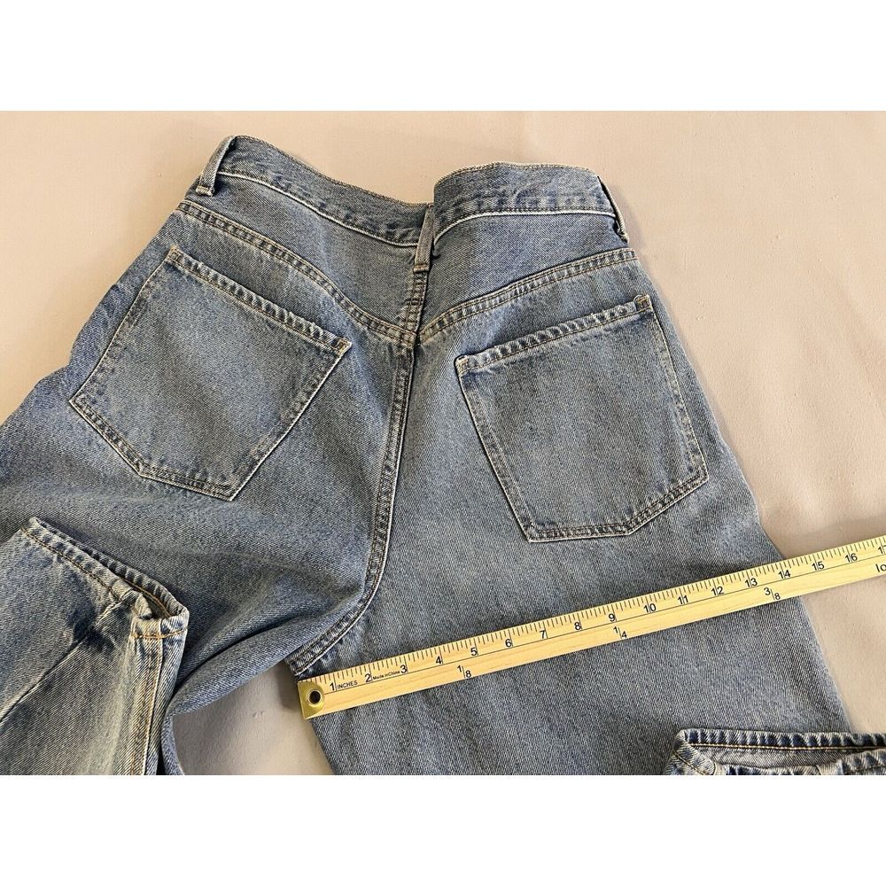 Old Navy Jeans High Rise Tapered Blue‎ Denim Womens Size 12 Y2K - Picture 8 of 9